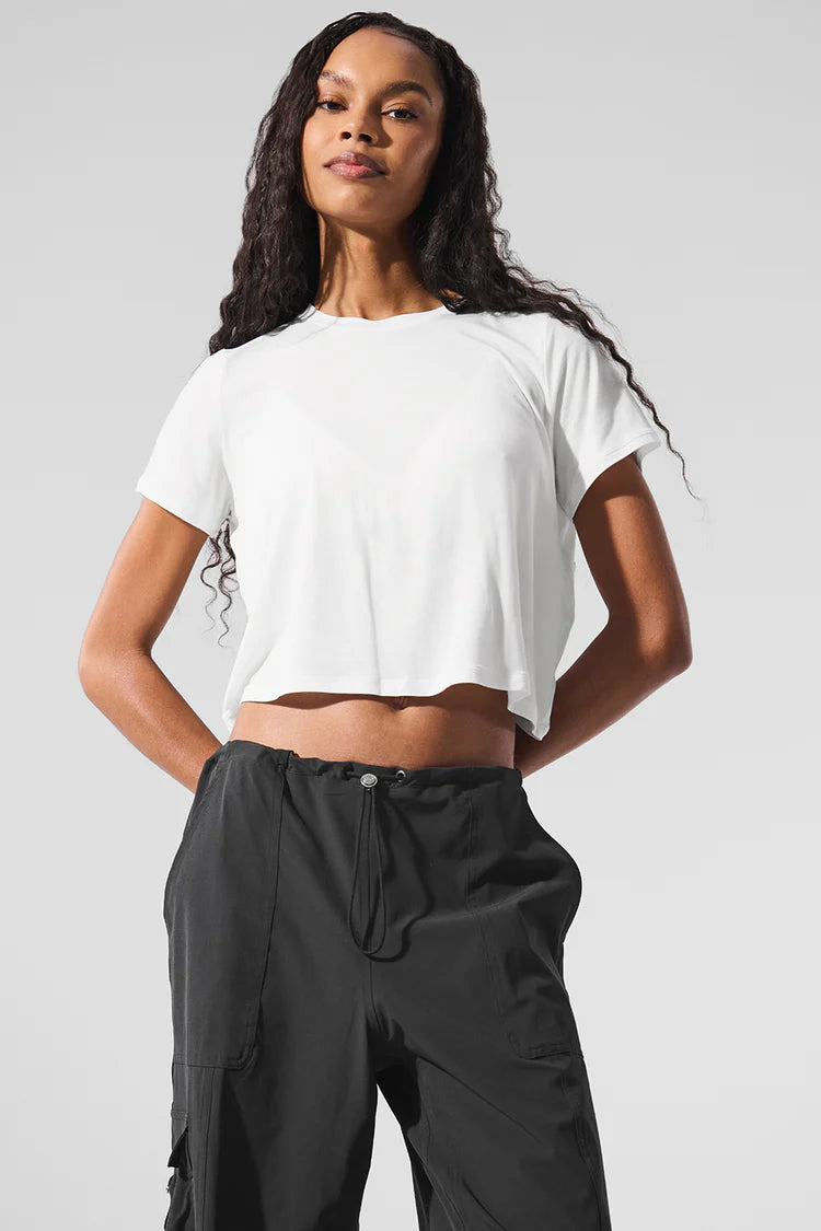 T-shirt Sculpt Crop ALO