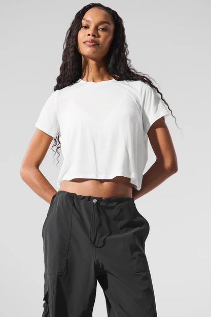 T-shirt Sculpt Crop ALO