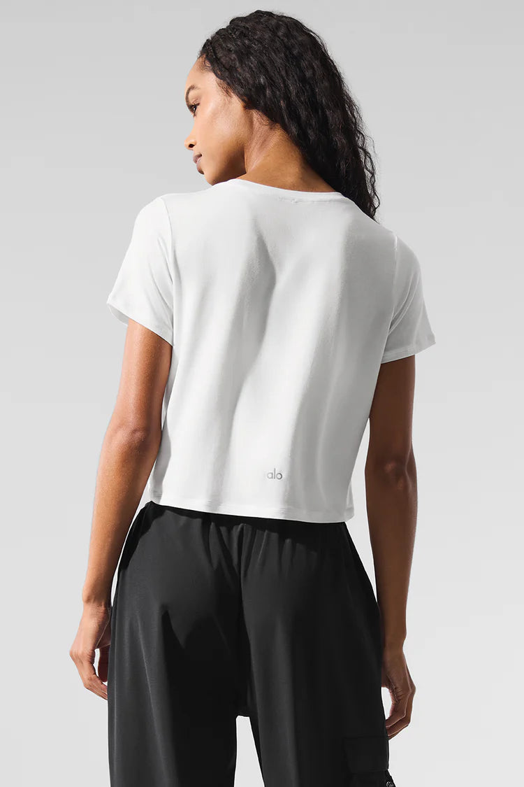 T-shirt Sculpt Crop ALO