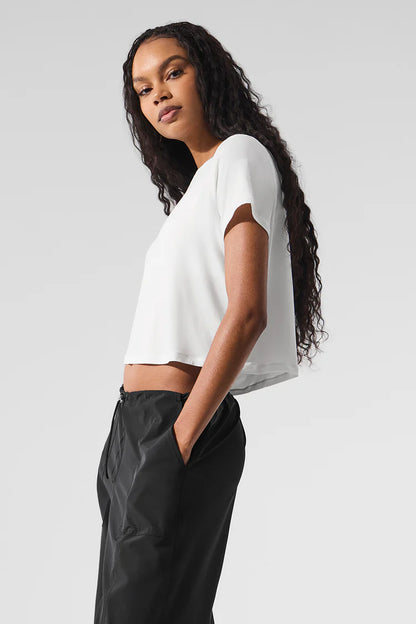 T-shirt Sculpt Crop ALO
