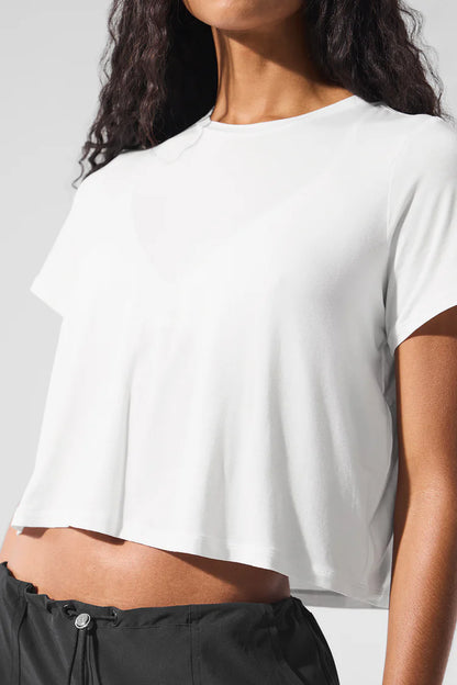 T-shirt Sculpt Crop ALO